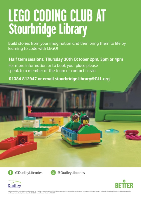 Stourbridge Library - Children's Half Term Lego Coding